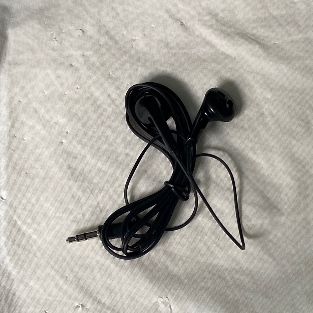 Black Wired Headphones